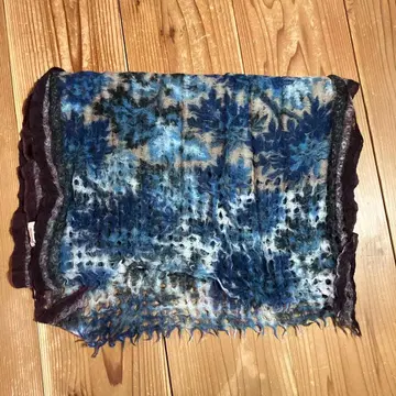 에피 스톨 숄 울 100% 머플러 꽃무늬