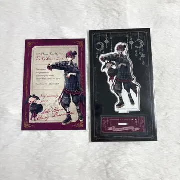 악마 집사와 검은 고양이 아쿠네코 라토 아크릴 스탠드 산리오 콜라보