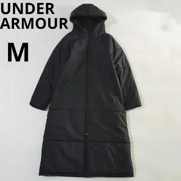 컨디션 최상 언더아머 여성용 롱 벤치 코트 발수 블랙 M