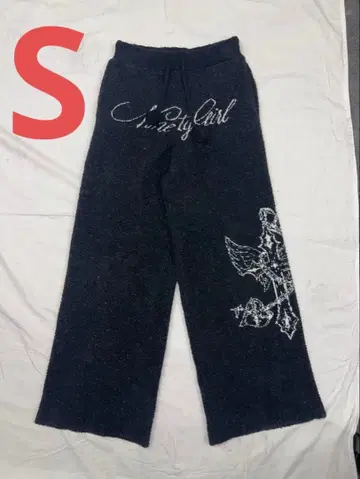 Ninety Girl Logo Knit Pants