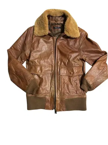 소가죽 무스탕 유나이티드 애로우즈 가죽 자켓 M