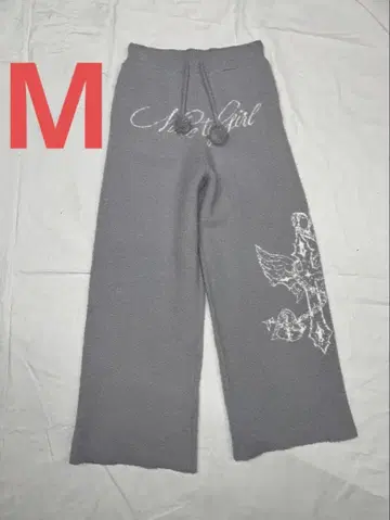 Ninety Girl Logo Knit Pants