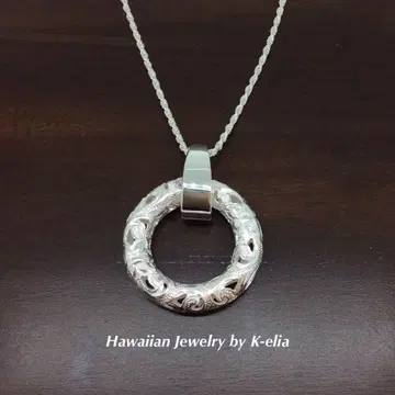 하와이안 주얼리 시스루 조각 반지 탑