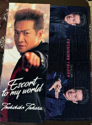 다하라 토시히코 토시짱 투어 타월 2점 세트 희귀 귀중 레어