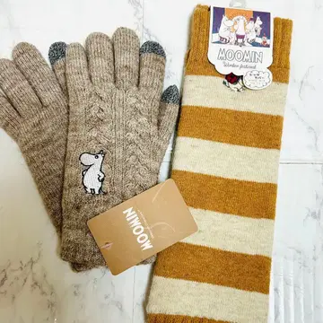 [ 무민 ] 스마트폰 대응 장갑 & 레그 커버 MOOMIN 레그 워머
