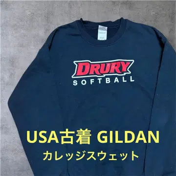 GILDAN DRURY SOFTBALL 칼리지 맨투맨 M