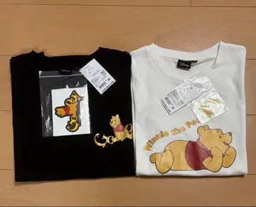 위니 더 푸 티셔츠 2장 세트