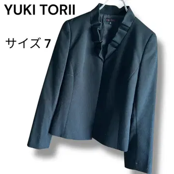 컨디션 최상 YUKI TORII 유키토리이 프릴 부착 고급 자켓 7호