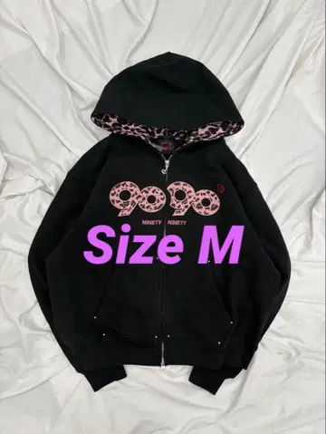 9090 girl OG Logo Zip Hoodie