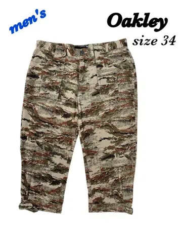 Oakley 오클리 팬츠 카모플라주 코듀로이 남성용 34 골프