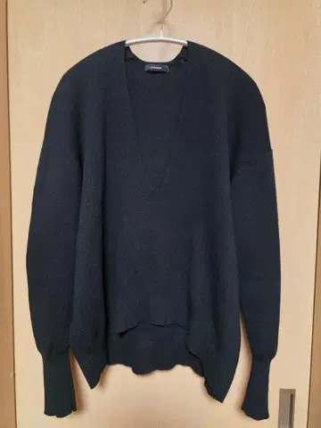 JOURNAL STANDARD 블랙 V넥 스웨터