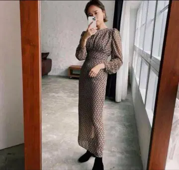 Link ( kunth marf ) 리치 패턴 원피스 새상품급