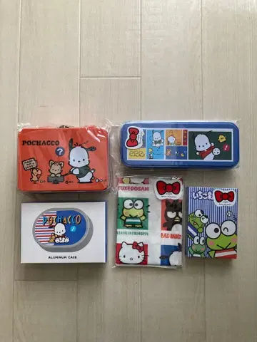 쓰리코 산리오 딸기신문 포차코 케로피 묶음 판매 5세트