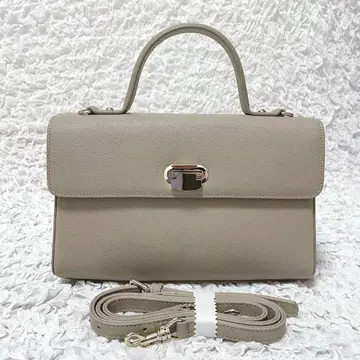 컨디션 최상 DIANA 다이애나 숄더백 2way 그레이지 천연 가죽