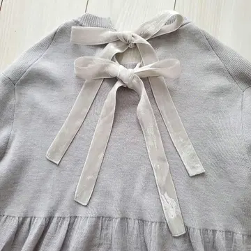 그 백리본 니트