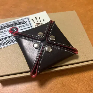 고스케야 가죽 라이징 선즈 케이스 보통 각인 부테로 적심 블랙