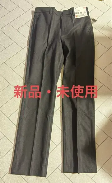 UNIQLO 히트텍 슬림 스트레이트 팬츠 M 블랙