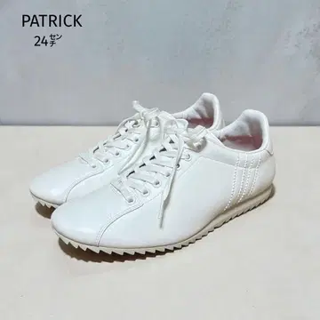 컨디션 최상 패트릭 로스모어 (24cm) 화이트 스니커즈 PATRICK