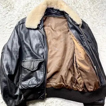 구하기 어려움/빈티지 샷 A-2 G-1 가죽 자켓 2way