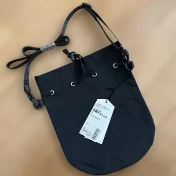 택 포함 새상품 MUJI LABO 립플 나일론 복조리 사코슈 블랙