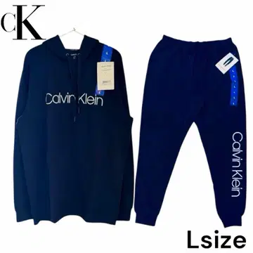 캘빈클라인 Calvin Klein 셋업 후드티 팬츠 L