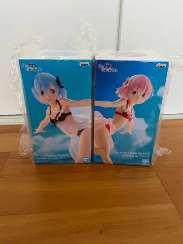 2체 세트 Re: 제로 celestial vivi 렘 라무 피규어