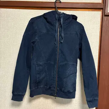 니콜 클럽 포맨 더블 지퍼 데님 후드티 M 사이즈