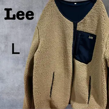 [ 새상품급 ] Lee 리 보아 자켓 노카라 플리스 L 사이즈