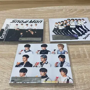 Snow Man Grandeur 앨범 CD 3장 세트