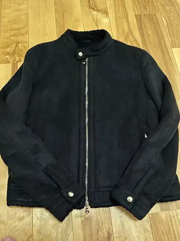 마감 가격! EMMETI JURI 에코 무스탕 자켓