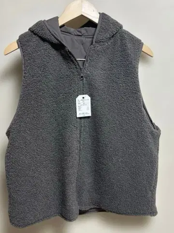 새상품 사만사 모스모스 리버서블 보아 베스트 모카