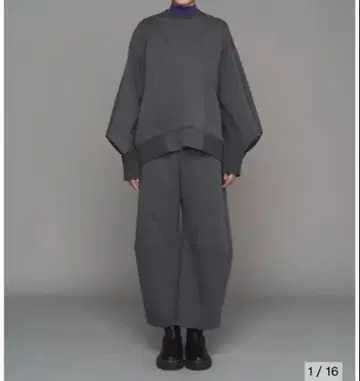 UN3D [새상품] 웨이브 코쿤 팬츠 사이즈 38