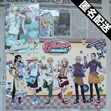 도쿄 리벤저스 캐릭터움 카페 마츠노 치후유 벌스데이 카드