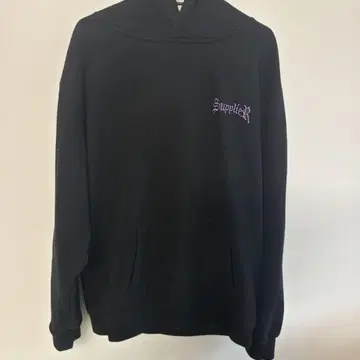 SupplieR 블랙 후드티