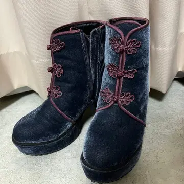 merry jenny 차이나 부츠 블루 M 사이즈