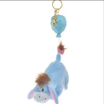 디즈니 스토어 푸우 이요르 봉제 인형 키체인 벌룬 풍선