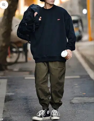 PRIPS 블랙 맨투맨 XL 사이즈