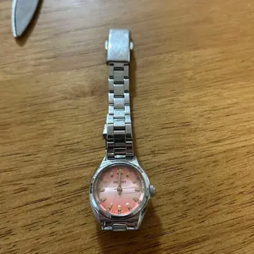 ORIENT 여성용 시계 핑크 다이얼
