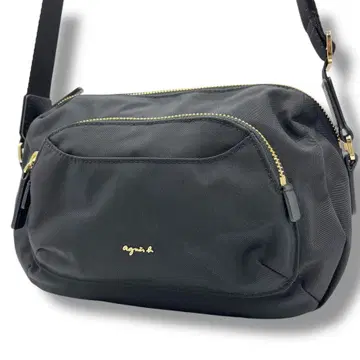 새상품급 agnes b 아네스베 숄더백 검정 블랙 나일론