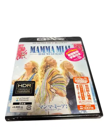 맘마 미아! 히어 위 고 4K ULTRA HD+BD 미개봉 새상품