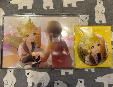 하피코레 복권 카가미네 렌 아크릴 색지 & 캔뱃지