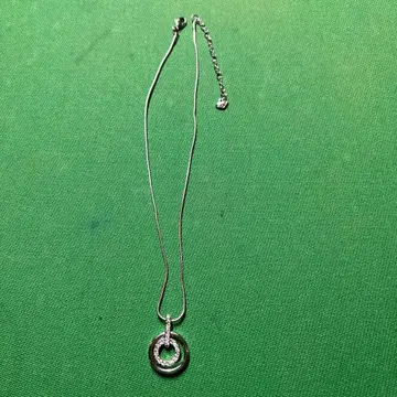 이중 링 펜던트 목걸이