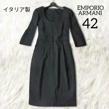 엠포리오 아르마니 원피스 42 XL 블랙 빅 사이즈 무릎 기장