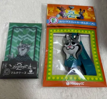 주토피아 해피 복권 파우버트 러버 마스코트 멀티 케이스