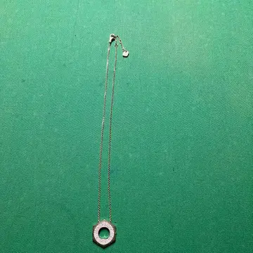 크리스탈 팔각형 펜던트 목걸이