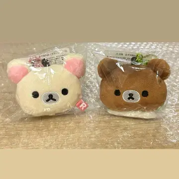 [ 정가 이하 ] 코리락쿠마 차이로이코구마 봉제 인형 릴 키링