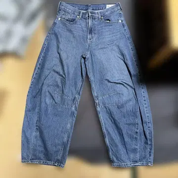 하이라이즈 호스슈 데님 27인치 다크 블루 인디고 중고