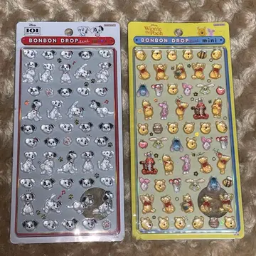 [정품] 곰돌이 푸 101마리 강아지 봉봉 드롭씰 미니