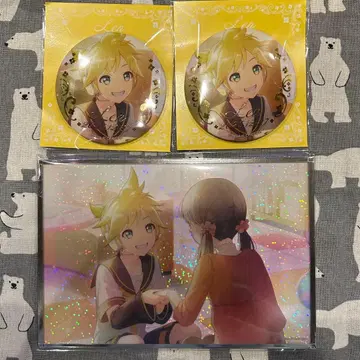 하피콜레 카가미네 렌 아크릴 색지 & 캔뱃지