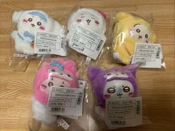 치이카와 산리오 콜라보 마스코트 홀더 컴플리트